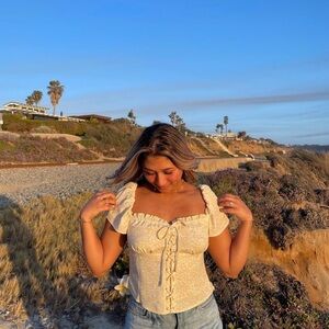 Backyard Roses - Estelle Off-Shoulder Blouse